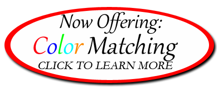 Now Offering: Color Matching - Click to Learn More