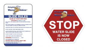 Slide Rules and Slide Closed Signs Slide Rules and Slide Closed Signs