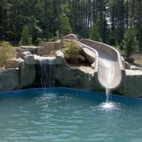 Custom Slide by Creative Rock Formations in NC<br>
<a href="http://www.creativeponds.com/" target="blank">Creative Rock Formations</a>