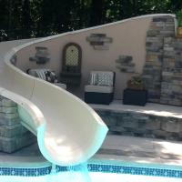 custom fibreglass waterslide from Dolphin Waterslides
