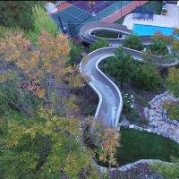 Top view of Alder Group water slide